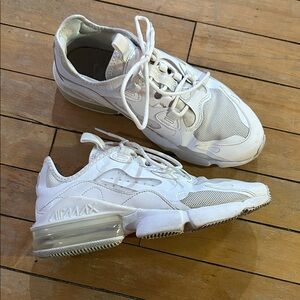 EUC Nike Air Max White Athletic Shoes